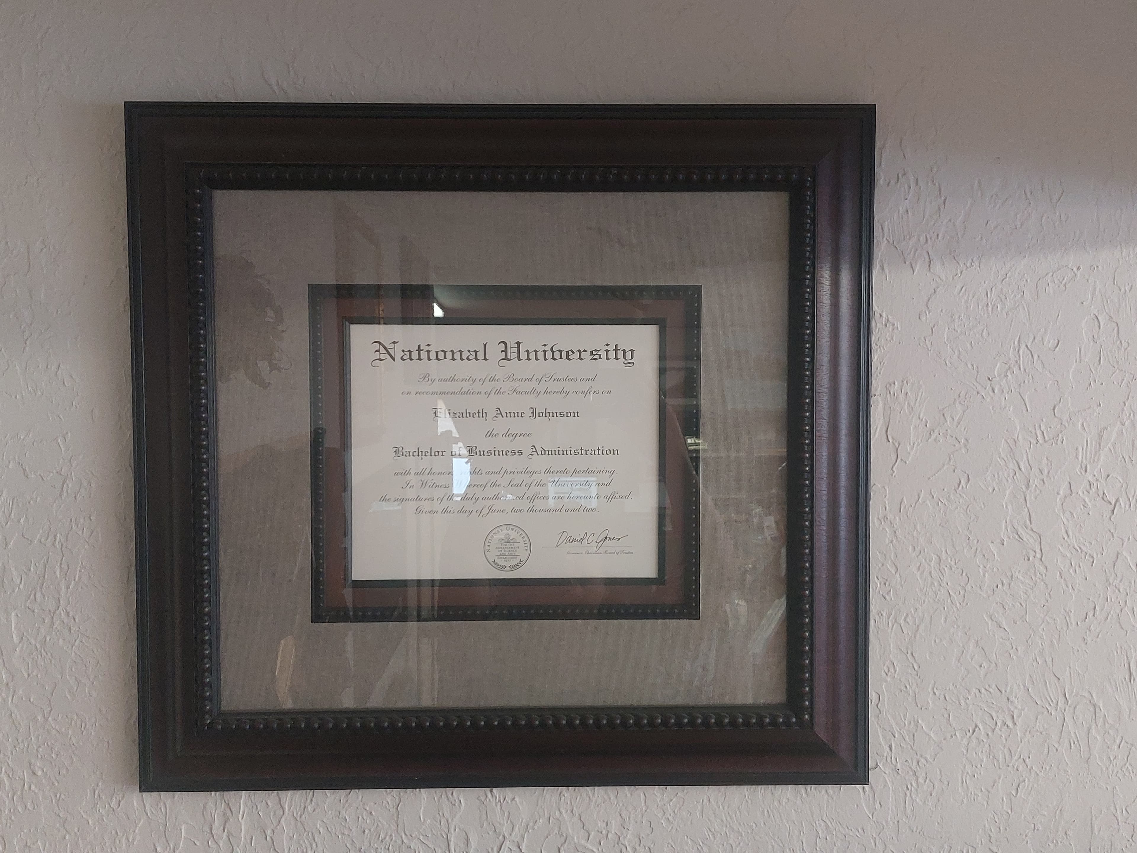 Diploma Framing